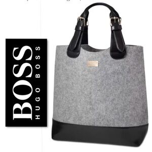 Hugo Boss Tote Shoulder Bag Purse Travel‎